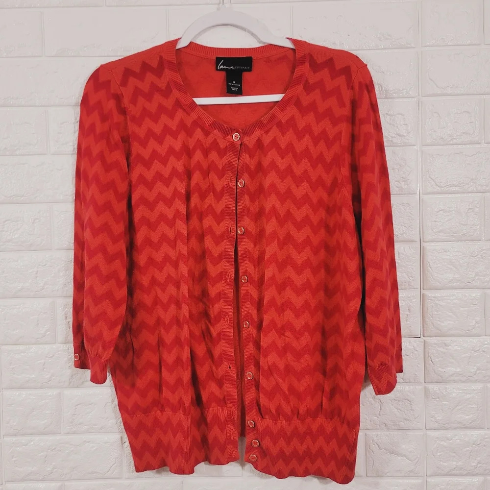 Lane Bryant Geometric cardigan. Size 16